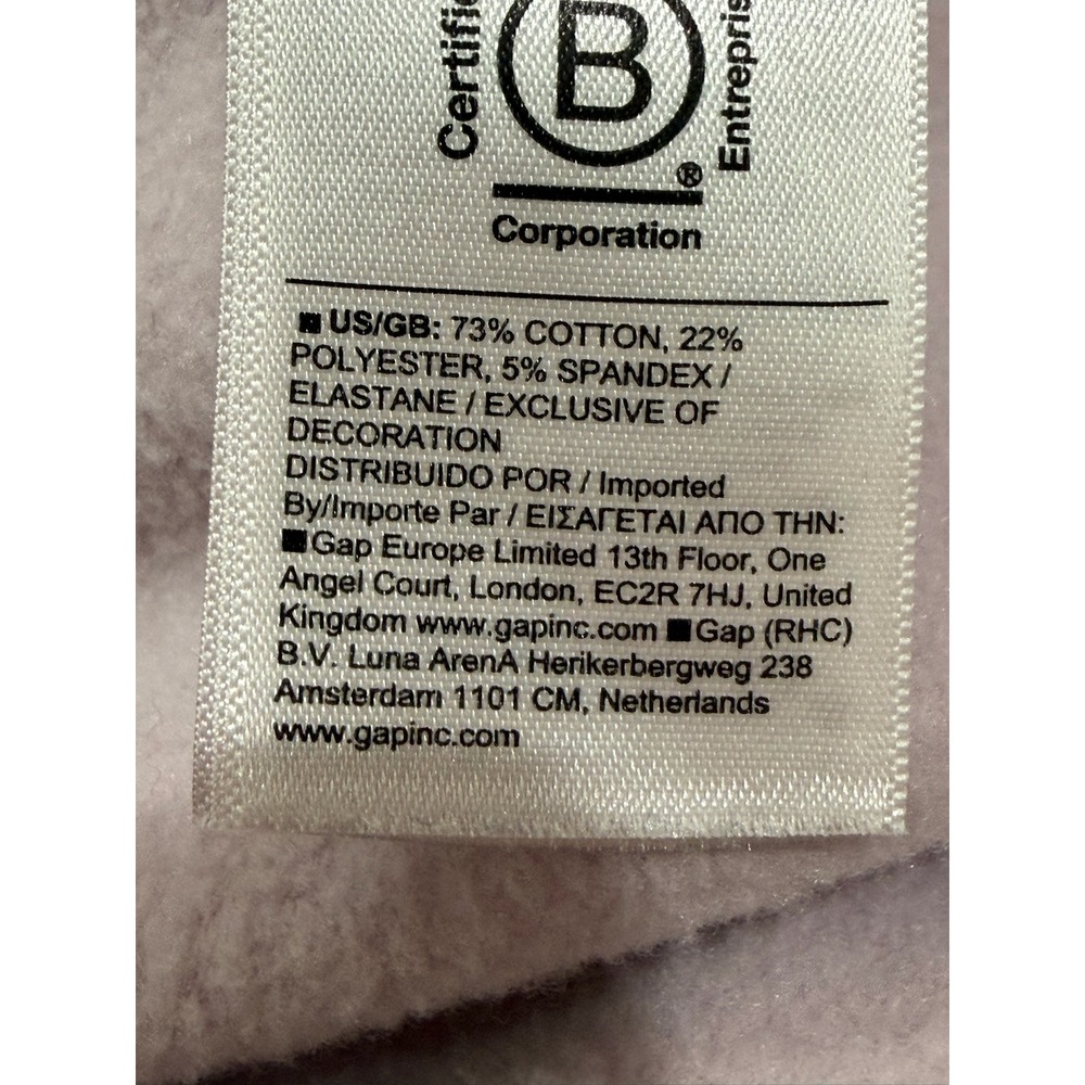Athleta Coaster Luxe Sweatshirt Lavender Purple Cropped Pullover Fleece Size S - Picture 6 of 7